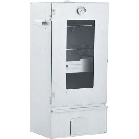 Four Ă gril et fumoir, contenant 1 kg de sciure de bois, dimensions 44,5 x 29 x 83 cm (1/5)