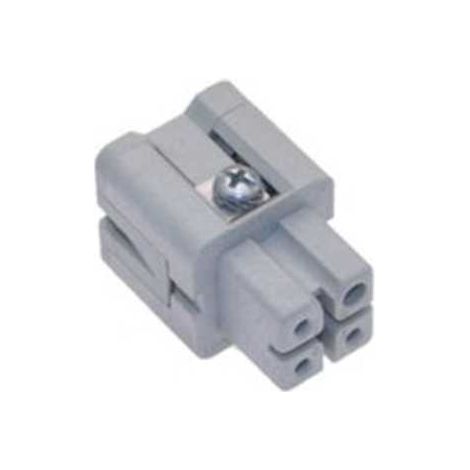Connettore Rettangolare Femmina 3 Vie + Terra 10A a molla Revos Mini