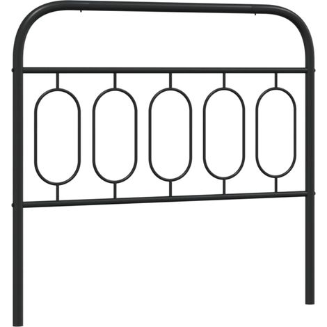 Tête de lit,Panneau décoratif métal noir 100 cm CFW6985021 (1/5)