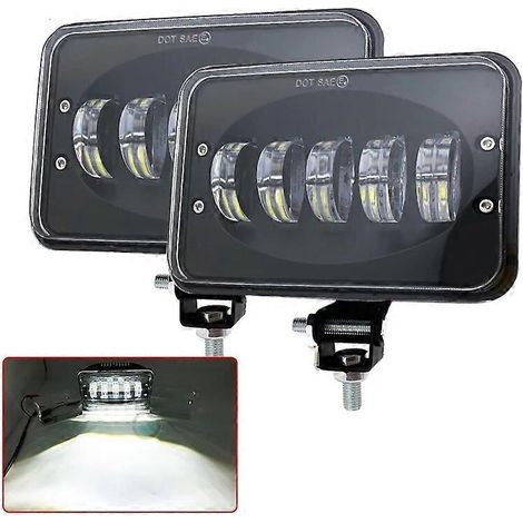 2 projecteurs de travail LED 6 pouces 50 W, projecteur de conduite pour camion tout-terrain 4x4 UAZ, lampe de moto 12 V 24 V, lampe antibrouillard automobile. (1/5)