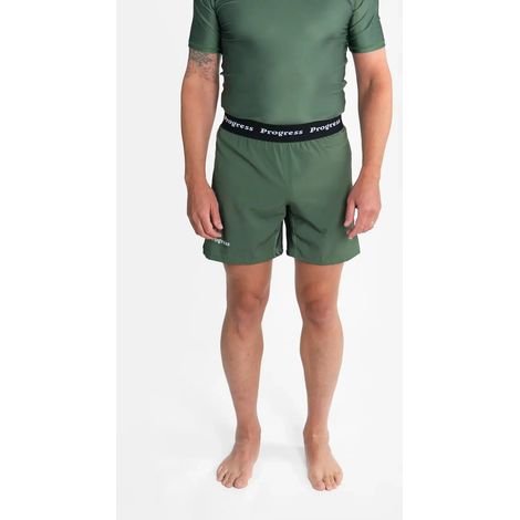 Pantalones cortos caqui de Progress Academy, talla M