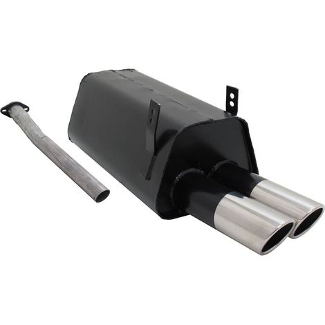 Silencieux Echappement BMW Serie 3 E36 320/323 - 2x76mm SR-27672644