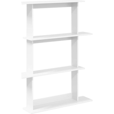 vidaXL Scaffale da parete Bianco 100 x 20 x 126 cm (1/5)