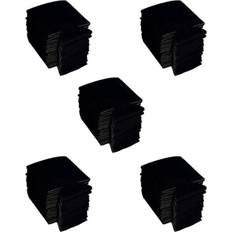 50 Stück Neopren-Bierdosenkühler, Getränkebecher-Flaschenhüllen, Isolierhüllen, Schwarz (1/5)
