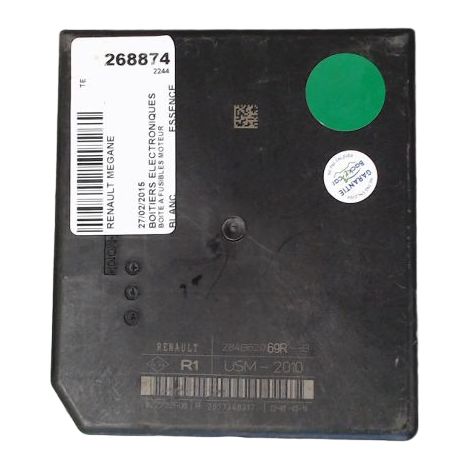 Boite A Fusibles RENAULT Megane [PRODUIT D'OCCASION]♻️usm2010