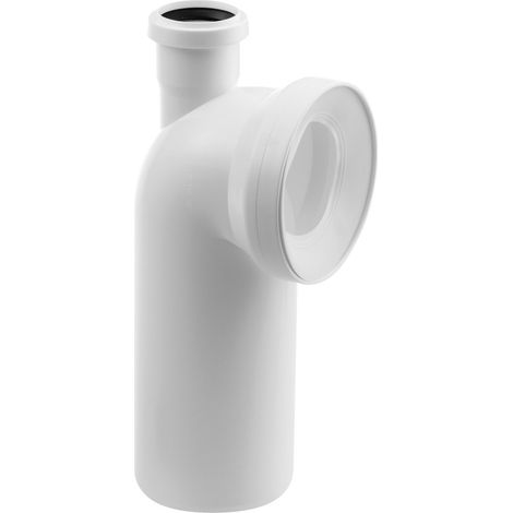 Coude de raccordement WC 90, 1 raccordement supplémentaire, 110mm (1/3)