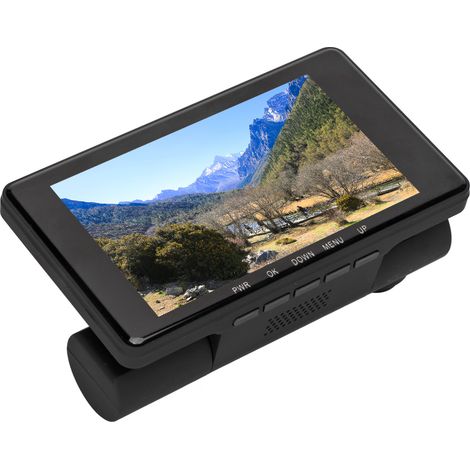 Caméra de Voiture 4 Pouces HD 1080P avec Détection Intelligente de Mouvement et Double Enregistrement Avant/Arrière A6