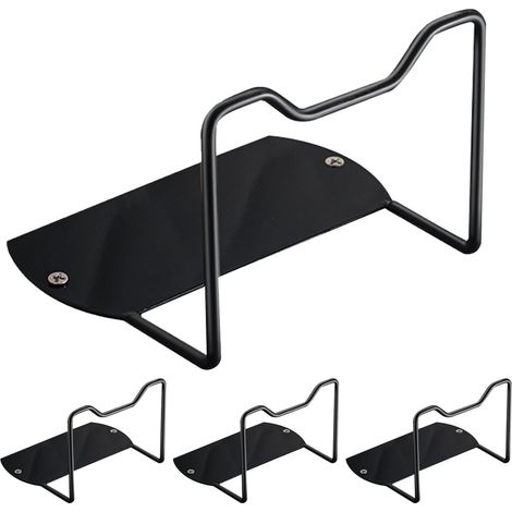 OUNONA 4 Stück Anti Rutsch Bettstopper aus Eisen pour Breite Betten et Sofas Noir Teppiche Harte (1/5)