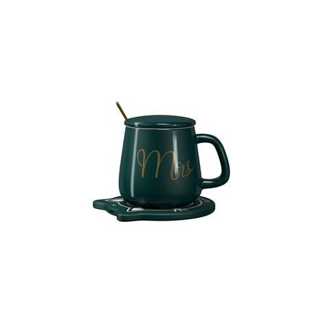 Base chauffe-café intelligente 55°C, plaque de tasse électrique, compatible avec toutes les tasses (1/5)
