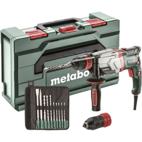 Metabo Multihammer UHEV 2860-2 Quick Set inkl. SDS-Plus Bohrer/Meißel im Koffer