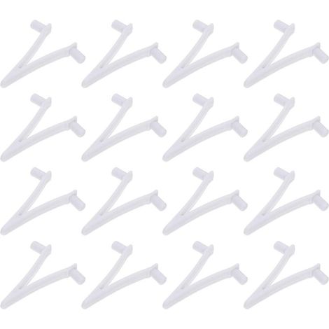 24 pinces en V pour brosse d'hydrothérapie de piscine en plastique (1/4)