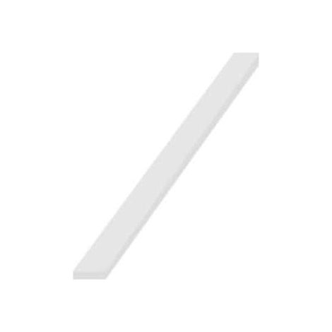 Blanca de silicona banda de goma esponja longitud 1m 20x5mm