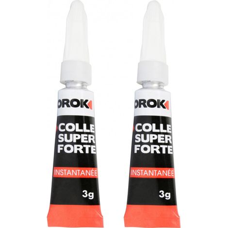 COLLE CYANOACRYLATE LIQUIDE 2X3G INSTANTANEE (1/2)