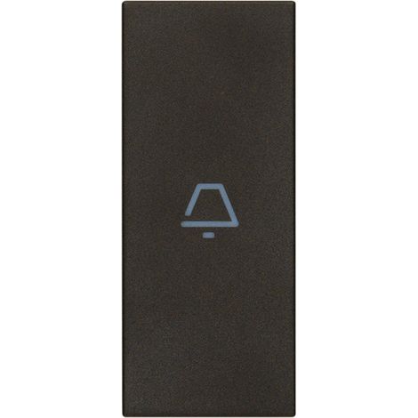 Tasto 1M Assiale Simbolo Campanello Nero VIMAR 31000A.CG