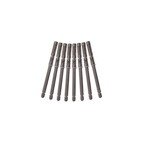 Lot de 8 supports invisibles flottants, fixation murale invisible, pour étagères (10 x 145mm)