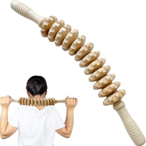Pelota de masaje - Masaje - Varilla de masaje - Dispositivo de masaje - Alivia la fatiga - Accesorios - Rodillo de masaje anticelulítico - Masajeador de cuerpo completo (1/4)