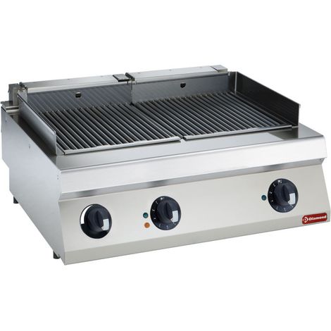 Grill électrique inox 800mm - Diamond