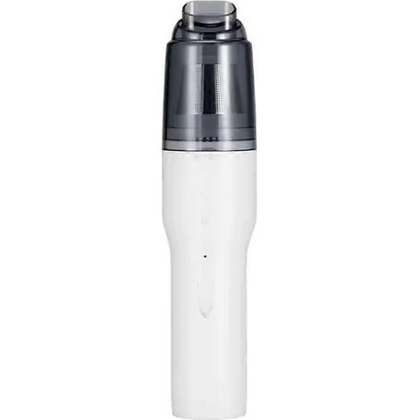 Tragbarer, kabelloser Kaffeesatz-Staubsauger für Bar/Auto/Büro, mit starker 13 kPa Saugkraft und Gebläse (weiß). (1/5)