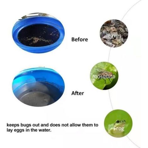 Filet de protection en maille pour fts de pluie, lot de 2 pour réservoirs de collecte d'eau. (1/4)