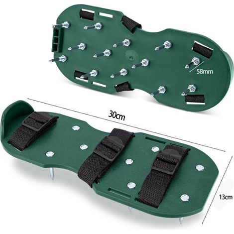 Jardin herbe ripper 4.5 CM herbe pointes pelouse gonflable pelouse ripper chaussures auto-nivelant époxy matériel outils (1/5)