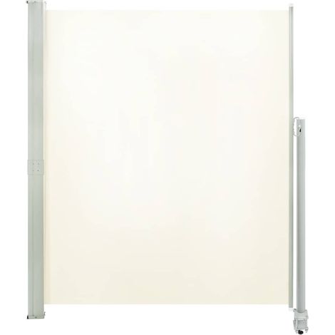 Patio Retractable Side Awning 160 x 300 cm Cream vidaXL (1/5)
