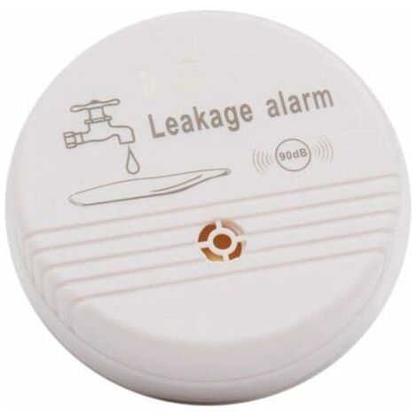 Capteur d'alarme de fuite d'eau de débordement 90dB alarme de niveau d'eau fuite détection d'inondation système d'alarme de sécurité à domicile (1 pièces) (1/5)