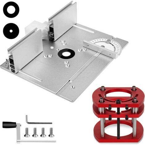 Tischfräsen-Set, 64–66 mm Durchmesser, Untertischfräse mit Hubvorrichtung, maximal 51 mm, Tischfräsen-Set für Nuten und Kanten (1/5)