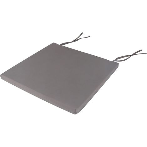 Coussins d'assise AMATA gris clair (Lot de 4)