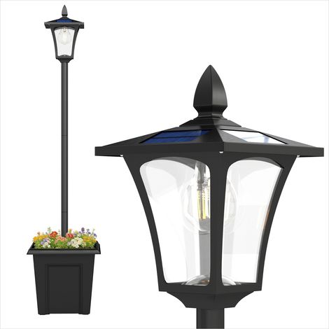Lampadaire extérieur Lampadaire sur pied solaire de jardin (1/5)