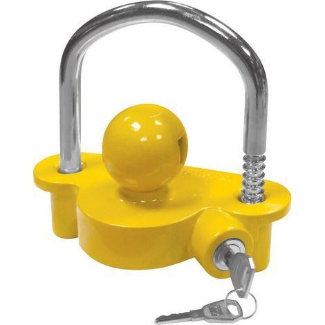 Verrouillage Antivol Remorque Antivol Remorque Attelée Cadenas Remorque Antivol Caravane Universel pour Remorque Caravane Bateau Boule d'Attelage (1/5)