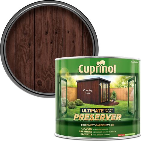 Cuprinol Ultimate Garden Wood Preserver Country Oak 1L