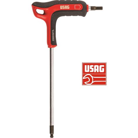 USAG 280 HGTS CHIAVE MASCHIO ESAGONALE A TESTA SFERICA CON IMPUGNATURA - 3 (1/4)