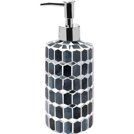 MELODY DISPENSER IN VETRO MOSAICO GRIGIO (1/3)