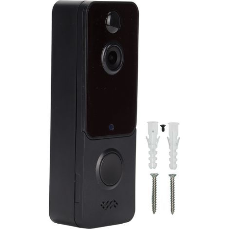 Sonnette Vidéo Sans Fil HD 1080P avec Interphone Intelligent WiFi pour Sécurité Domestique Extérieure (1/5)