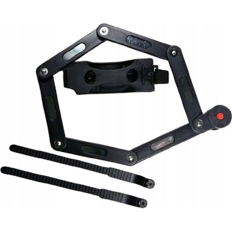 Candado plegable para bicicleta 2K de 80 cm con código y asa. (1/2)