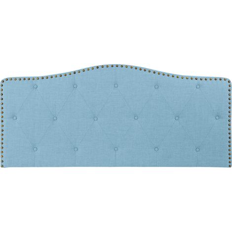 DKD Home Decor Tête de lit Bleu Beige Celeste 146x68 cm (1/3)