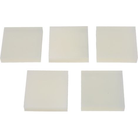 Bloc de Gravure en PVC Souple 5x5x1cm, Transparent, pour Tampons DIY et Projets Artistiques (1/5)