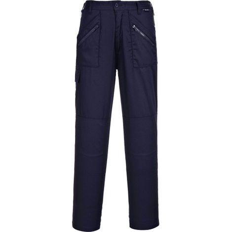 Pantalón Action Para Mujer con rodilleras Altos S687 L Azul Marino