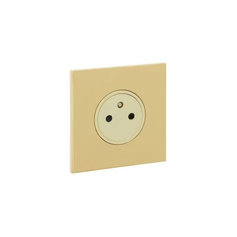 Prise 2P+T 16A 250V or miroir Art d'Arnould 67731 (1/3)