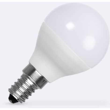 Bombilla LED E14 Casquillo Fino 6W 550 lm G45 No Flicker 6500K Blanco Frío