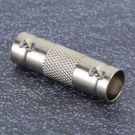 10 pièces Connecteur BNC Femelle à BNC Femelle en Cuivre Nickelé 50 Ohms