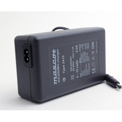 Mascot - Chargeur NiCd/NiMH 6 à 12 cellules/3A 110-230V Mascot 2415 Timer sécurité 4h (1/5)