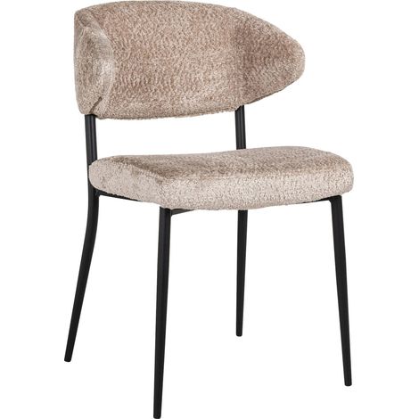 Chaise Bea en Mousse Confort Richmond - Beige chaleureux bourré de style (1/5)