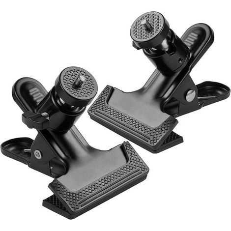 Supporto a morsetto per fotocamera da caccia, staffa in due pezzi, supporto girevole a 360° per fotocamera da sentiero in stile mimetico per uso venatorio. (1/5)