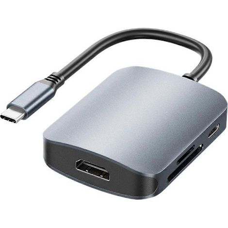 Stations d'accueil USB avec chargeur rapide PD pour cartes SD et TF - Hub (1/5)