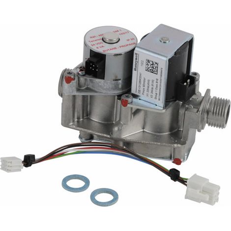 Saunier Duval – Mécanisme gaz G30 – Bloc gaz et électrovanne – Pression max 60mbar – Bride 24mm x 24mm