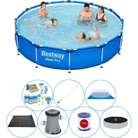 Bestway Bestway Steel Pro Ronde - 366x76 cm - 8-pièces S21601