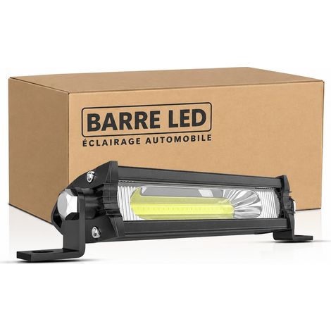 Mini barre LED COB 9W 12V 110 mm feu de travail et de jour 6000K universel auto moto 140 g – Livraison gratuite (1/5)