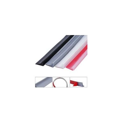 Joint d'étanchéité en silicone pour salle de bain, barrière anti-eau, séparation eau/sec, plan de travail de cuisine, blanc (100 cm)-Crezuo (1/5)