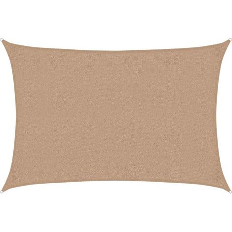 Maison Exclusive - Voile d'ombrage 160 g/m² Taupe 2,5x4 m PEHD (1/5)